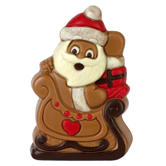 Santa Claus with sleigh 
